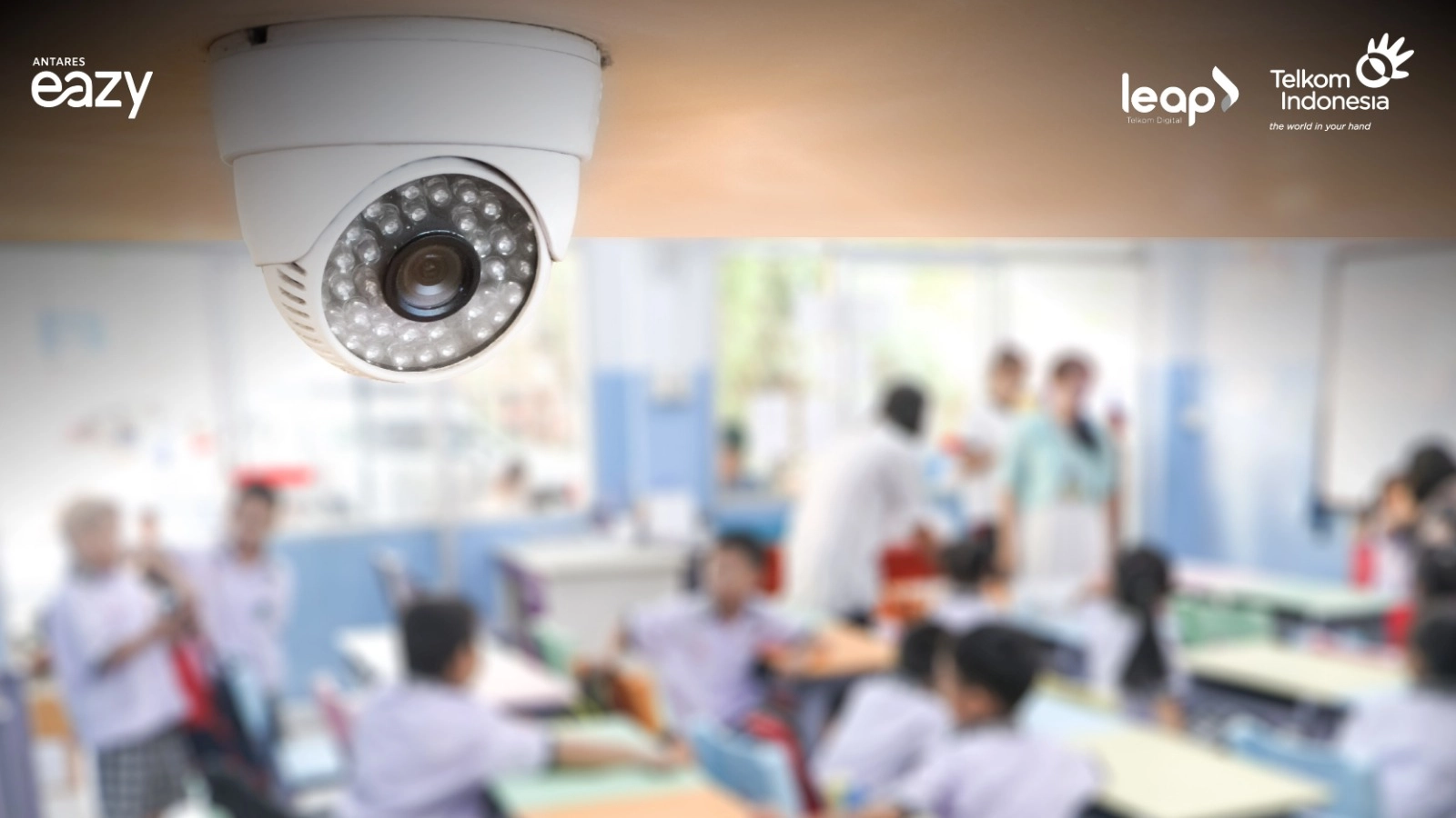 Antares Eazy Cegah Bullying di Sekolah dengan IP Camera Berbasis AI